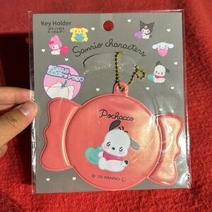 NWT Sanrio Pochacco Emo Kyun Key Holder Candy Keychain